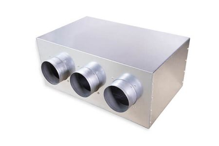 plenum de soufflage pour plafond métallique