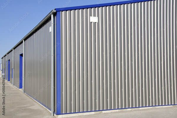 Conception en tôle acier de vos entrepôts commerciaux et industriels
